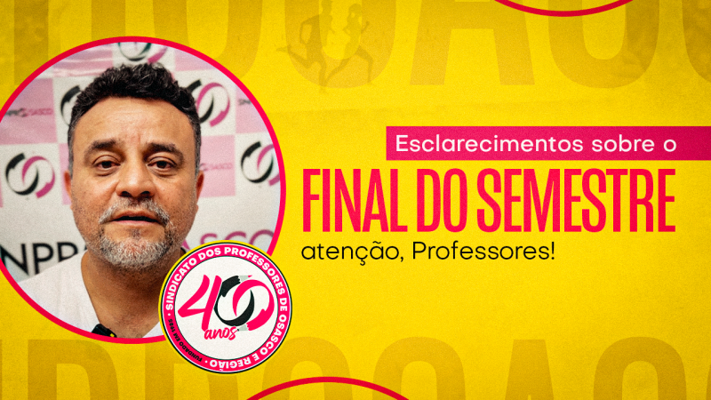 SINPROSASCO denuncia prática antissindical após demissão de Professora com estabilidade garantida